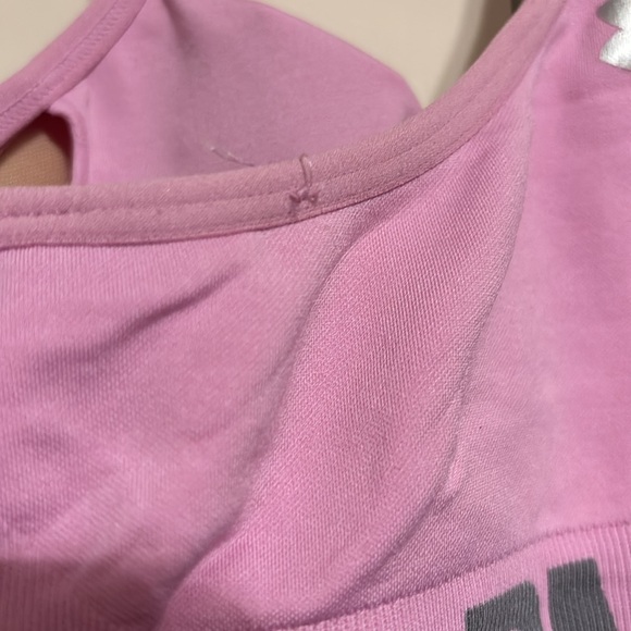 Under Armour Pink Strappy Sports Bra - Picture 5 of 5
